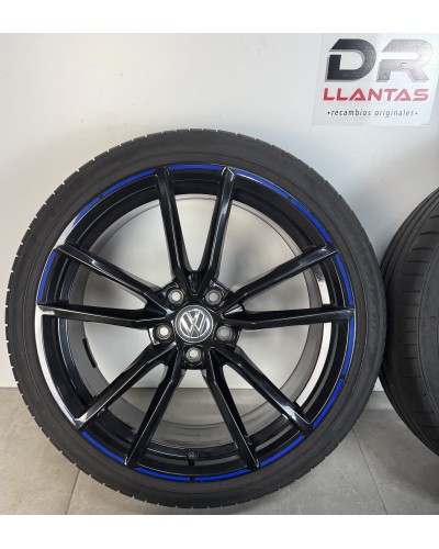 LLANTAS VW PRETORIA R CON LOGO R AZUL ORIGINALE