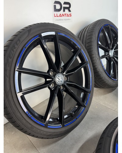 LLANTAS VW PRETORIA R CON LOGO R AZUL ORIGINALE