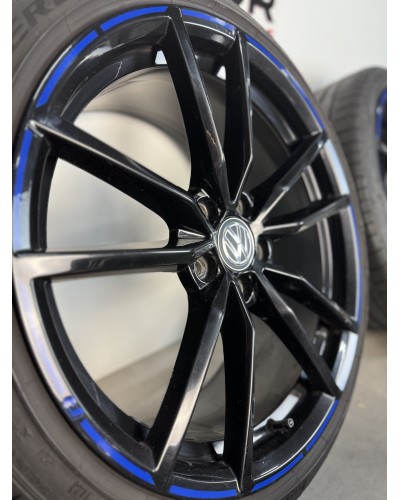 LLANTAS VW PRETORIA R CON LOGO R AZUL ORIGINALE