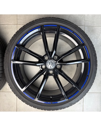 LLANTAS VW PRETORIA R CON LOGO R AZUL ORIGINALE