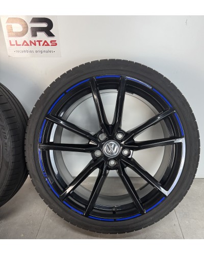 LLANTAS VW PRETORIA R CON LOGO R AZUL ORIGINALE