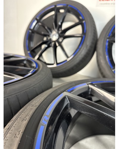 LLANTAS VW PRETORIA R CON LOGO R AZUL ORIGINALE