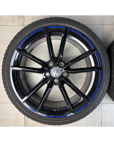 LLANTAS VW PRETORIA R CON LOGO R AZUL ORIGINALE