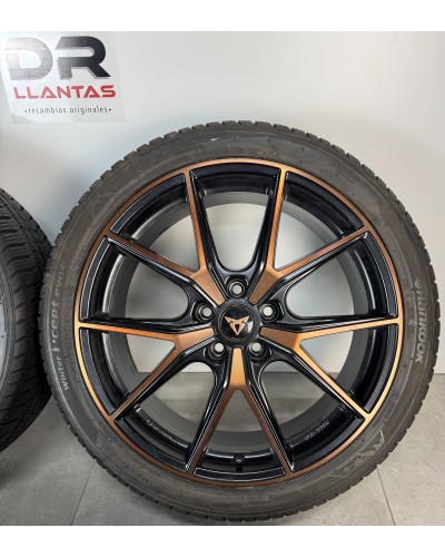 LLANTAS CUPRA 19 BRONCE CON NEUMÁTICOS