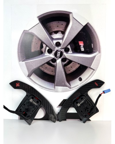 LEVAS PARA VOLANTE BMW CARBONO ORIGINALES