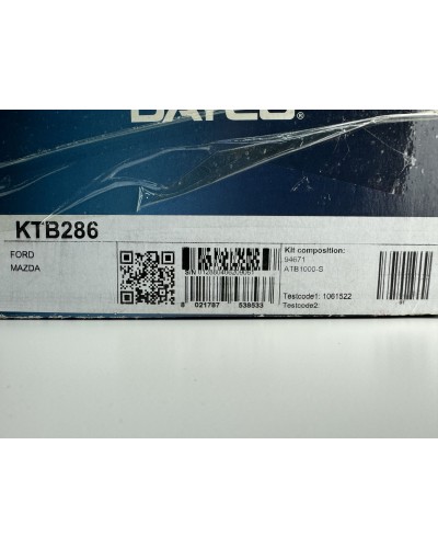 KIT CORREA DE DISTRIBUCIÓN DAYCO KTB 286