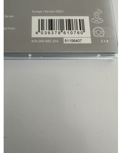 LICENCIA DE NAVEGACIÓN AUDI NAVI PLUS MIB-2P ORIGINAL