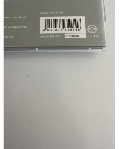 LICENCIA DE NAVEGACIÓN AUDI NAVI PLUS MIB-2P ORIGINAL