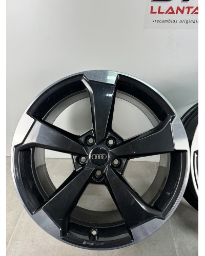 LLANTAS AUDI ROTOR 2 20” ORIGINALES COLOR NEGRO