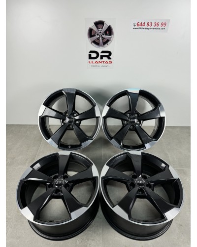 LLANTAS AUDI ROTOR 2 20” ORIGINALES COLOR NEGRO