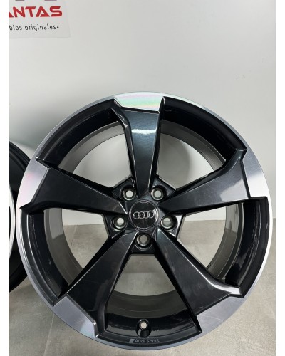 LLANTAS AUDI ROTOR 2 20” ORIGINALES COLOR NEGRO