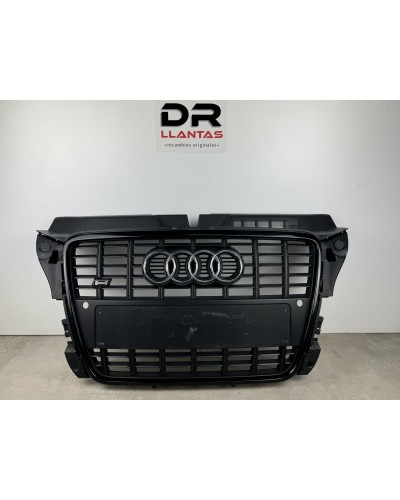 PARRILLA DELANTERA AUDI S3 8P ORIGINAL NEGRO
