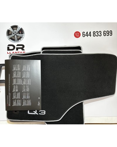 ALFOMBRILLAS AUDI Q3 8U ORIGINALES CON BORDADO Q3