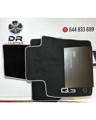 ALFOMBRILLAS AUDI Q3 8U ORIGINALES CON BORDADO Q3
