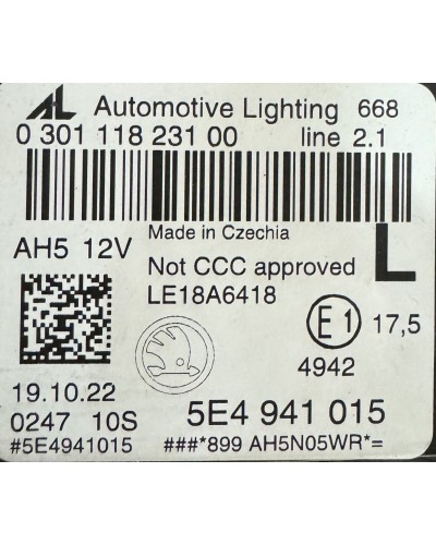 FARO LED ŠKODA OCTAVIA 4 DELANTERO IZQUIERDO