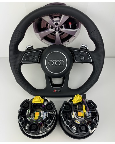 VOLANTE AUDI ACHATADO RS CON AIRBAG ORIGINAL