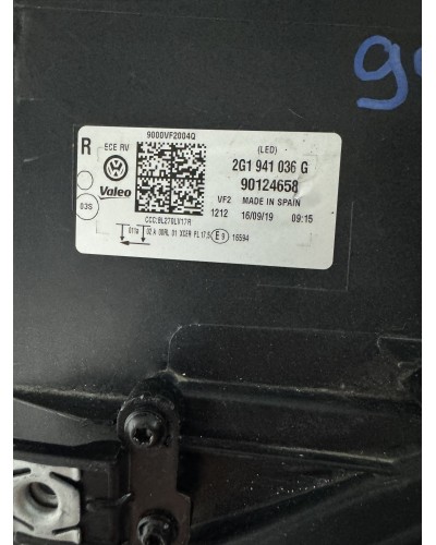 FARO LED VOLKSWAGEN POLO GTI DELANTERO DERECHO